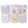 Maiwa 6 Pack Waterproof Cotton Baby Bibs for Girls Boys