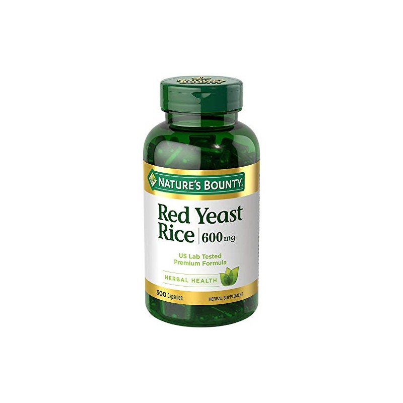Nature's Bounty Red Yeast Rice 600 mg Capsules 250 ea