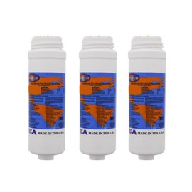 IPW Industries Inc-Omnipure - (Q5440) - 8" x 2.5" Q-Series Twist Off T40 GAC Filter 3 Pack