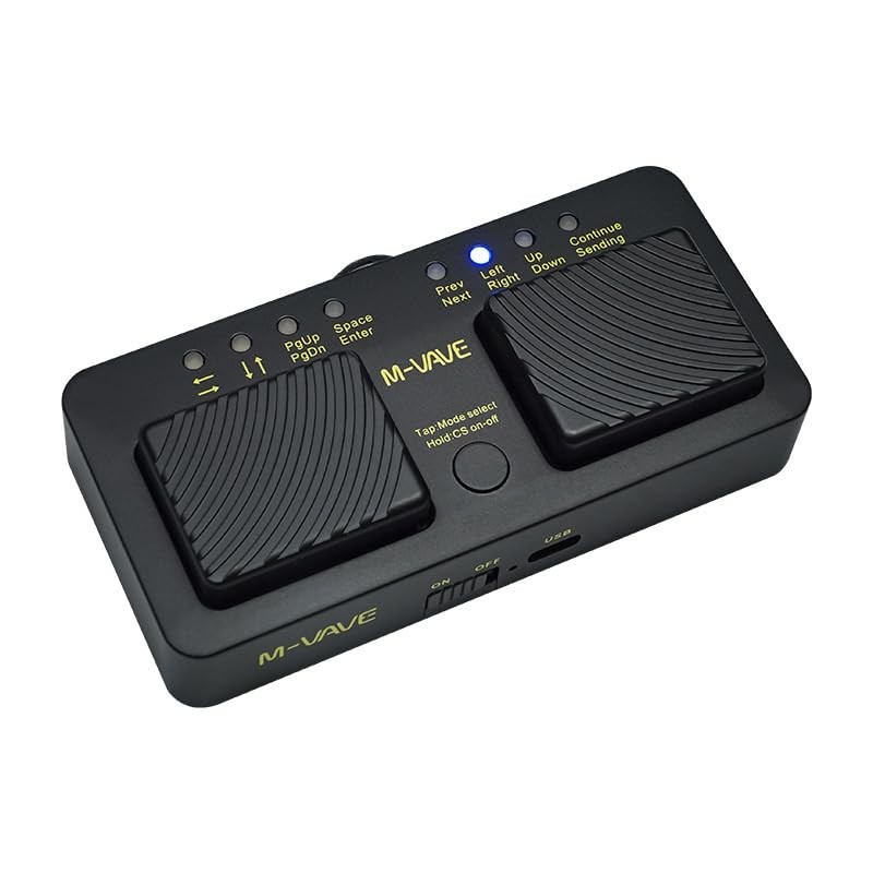 M-Vave Cube Turner Pro - Bluetooth Foot Pedal for Sheet