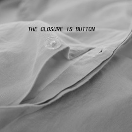 Simple&Opulence 100%Washed Linen Duvet Cover Set-3 Pieces Premium Ruffled Bedding with 1 Comforter Cover and 2 Pillowshams France Flax High End Frill Sets Farmhouse Style(King,Grey)