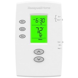 Honeywell TH2110DV1008 PRO 2000 Vertical Programmable Thermostat 1H/1C, Backlit, Dual Powered