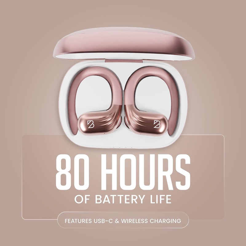 Back Bay Audio Runner 60 - Rose Gold Wireless Running