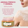 Aromas y Lavanda Exfoliante Corporal Sales Té Verde 300g