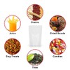 SumDirect 100Pcs Clear Zipper Resealable Stand Up Pouch /Snack Packing