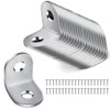 QIRUIRED 20 Pcs 20 x 20 mm Corner Bracket 90