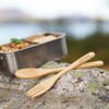pandoo Forks made of 100% natural bamboo, reusable and environmentally