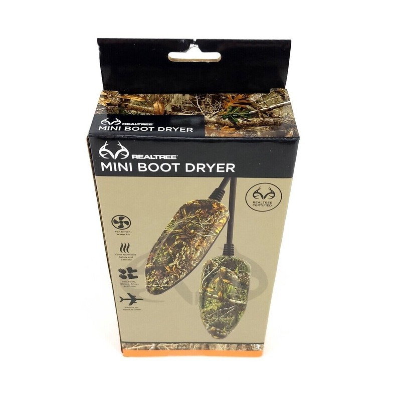 Realtree Mini Boot Dryer Footwear Dryer And Warmer Camo Travel