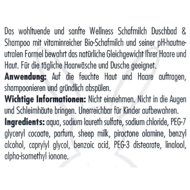HASLINGER Sheepmilk Shampoo e Shover Gel 200 g