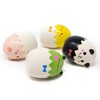 Mushroom & Co Squeak Latex Rubber Puppy Toy Animal 4-Set