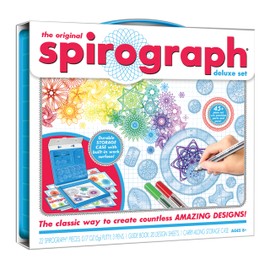 Spirograph — Deluxe Set — Spiral Art Drawing Kit — The Classic Way to Make Countless Amazing Designs — For Kids Ages 8+
