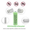 NiMH AA - Pilas recargables (600 mAh, 1,2 V, 12