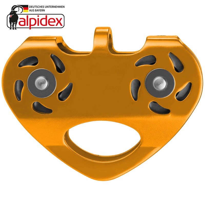 Tandem Pulley POWER 2.0 by Alpidex, Colour:orange