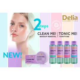 Delia Cosmetics - Tonic Me - Firming Tonic - Mature Skin with Discolouration - Retinol, Panthenol, Hyaluronic Acid - Reduces Wrinkles, Smoothes, Soothes, Moisturises - Vegan Cosmetics - 200ml