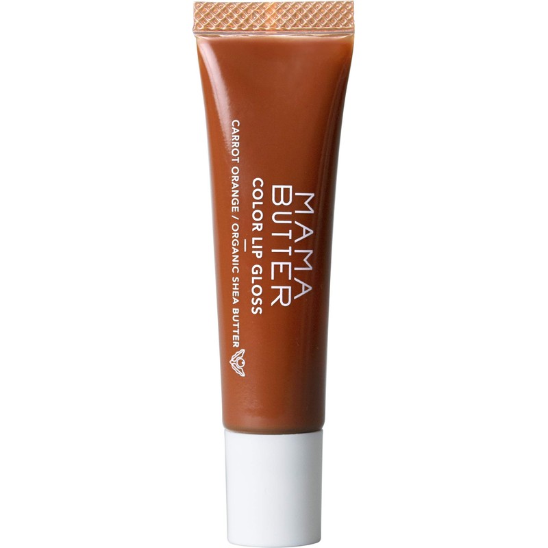 MAMA BUTTER Color Lip Gloss, Carrot Orange, Lipstick, 0.2 oz