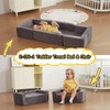 WEEKAN Foldable Toddler Travel Bed for Kids 2-in-1 Portable Toddler