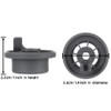 Yorgewd 8-Pack Dishwasher Lower Rack Wheel Replacement 165314 Fit for