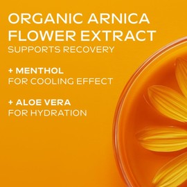 Weleda Arnica Sport Cooling Gel, Cryo Massage Gel for Muscle Recovery for Muscle Pain, Immediate Cooling Effect, with Menthol, 100% Certified Natural, Organic, Vegan, 100ml