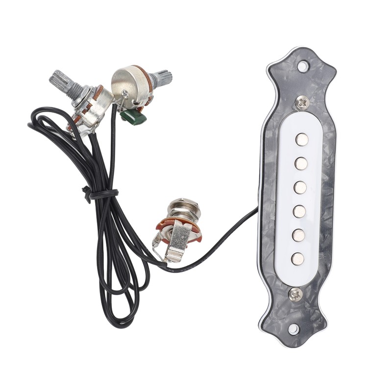 6 String Single Coil Pickup Prewired Electric Guitar Pickup Replacement