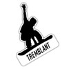 Tremblant Quebec Ski Adventures Souvenir 4 Inch Fridge Magnet Board