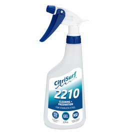 CitriSurf® 2210 Gel Stainless Steel Passivation Cleaner 22oz Spray Bottle