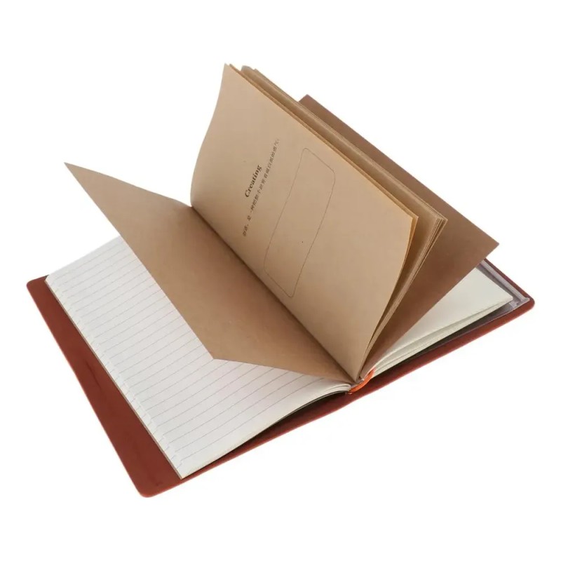 Negocio Oficina Hogar Diario Naranja Cuaderno Dibujo