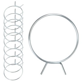 Dryer Vent Tube Tension Clamp 4 Inch, Dryer Tube Clamps Connect with 4 Inch Dryer Vent Hose, 4 Inch Diameter Quick Release Hose Duct Clip, 10 Pcs