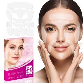Kaely Face & Forehead Wrinkle Patches,192 Pcs Anti Wrinkle Patches Wrinkle Tape for Overnight,Facial Patches to Reduce Fine Wrinkles and Smile Lines for Women Men,Smooth Eye,Mouth,Forehead Wrinkles