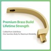 Geobella Bathroom Sink Faucet Modern Single Hole 1-Handle Faucet, Matte