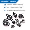 Tnisesm 80Pcs Spring Band Hose Clamps Assortment kits Silicone Vacuum