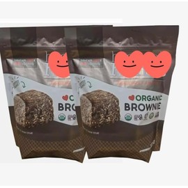 Hunks Organic Brownie,22oz, 2 Pack (2 pack, Brownie)