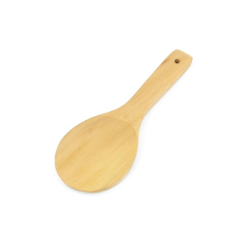 Sourcingmap Wooden Rice Scoop Ladle Paddle 9.1 inch Long Wood