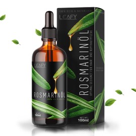 NEU-| ROSMARINÖL+ Rizinusöl, Jojobaöl, 100 ml-XXL Packung | für Haarwachstum & kräftiges Haar/Direkt Anwendbar kein Trägeröl notwendig | Gegen Haarausfall & Stärkung der Haare