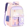 Kids Backpack Soft Comfortable Multi Layer Large Capacity Oxford Fabric