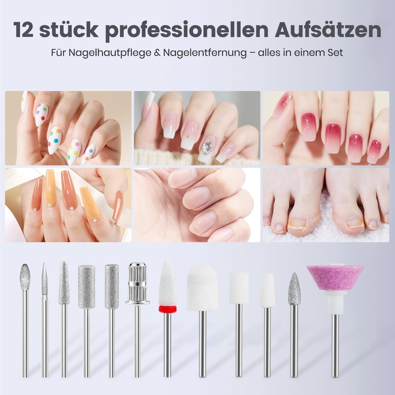Delanie Electric Nail Cutter 40000 RPM for Gel Nails Acrylic