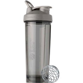BlenderBottle Pro Series Tritan Pro32 32 oz (940 ml) Shaker Mixer Bottle Smoke Gray BBPRO32 SG [Authentic Imported Product]