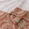 Zusbest Queen Size Bed Sheet Set 100% Cotton Burgundy Red