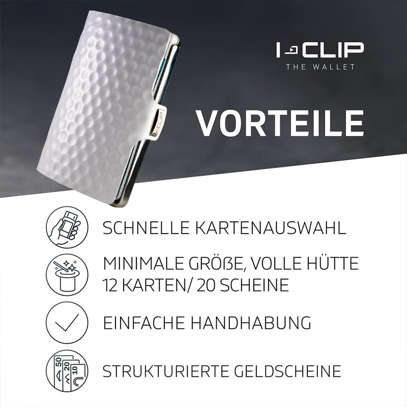 I-CLIP Heritage Steel, White Ace