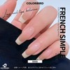 COLORBIRD Nail Tips, Long, 24 Pieces, Pink, White, Nail Tips,