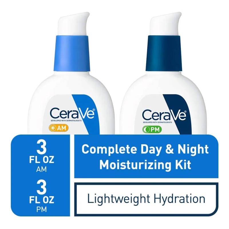 Cerave Facial Hidratante Loción 3oz. Am/pm Bundle E