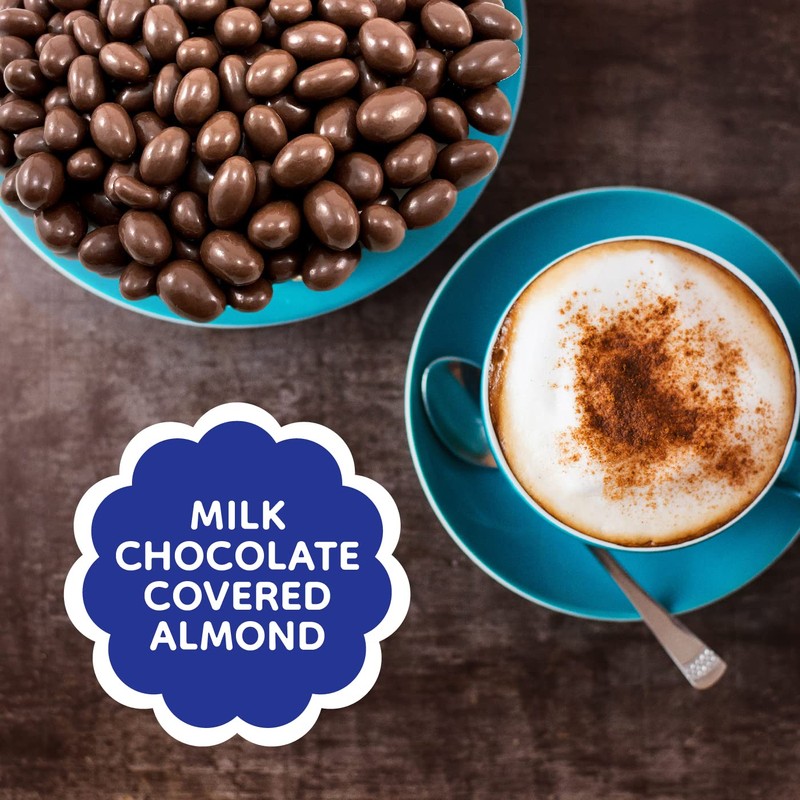 Milk Chocolate Covered Almonds | 2 Lb Bulk Bag |