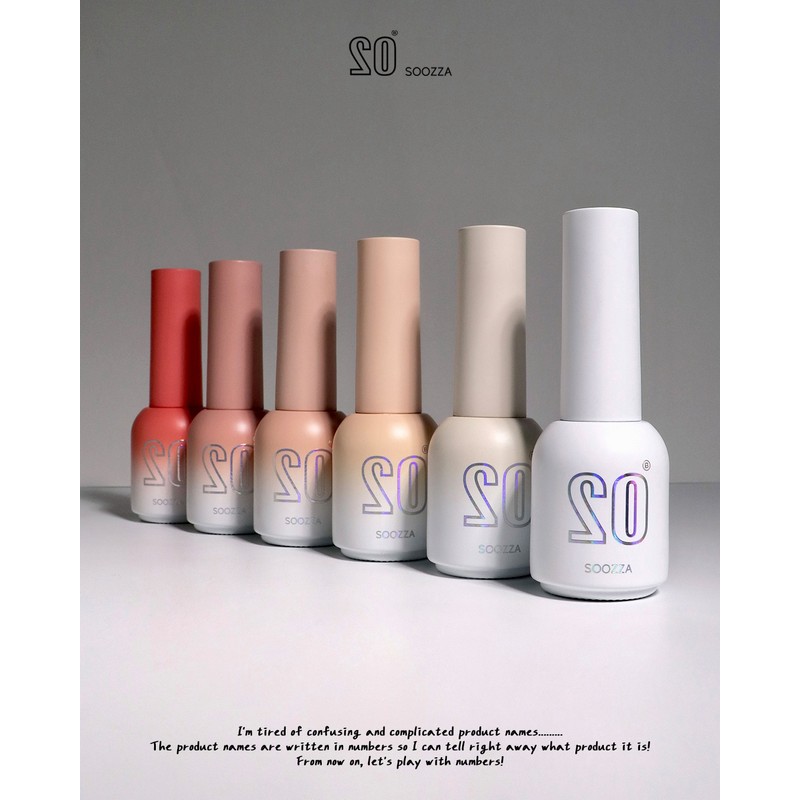 classic nail SOOZZA No. 2 Syrup Base Gel Nail Set