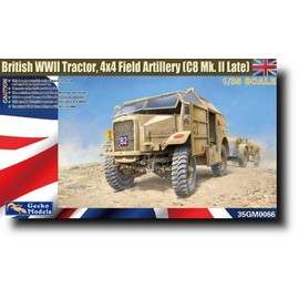 GEC35GM0066 1/35 British C8 Quad Mk.2 Late 4x4 Field Gun Tractor Plastic Model