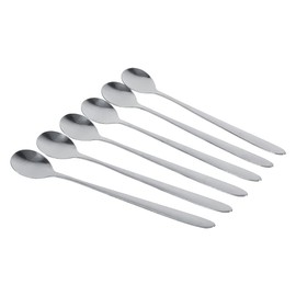 Cucharas de Café de 6 Piezas, Cucharas de Acero Inoxidable, Cucharas de Sopa con Mango Esmerilado para Café, Azúcar, Sopa, Helado, Postre, Pastel, Suministros