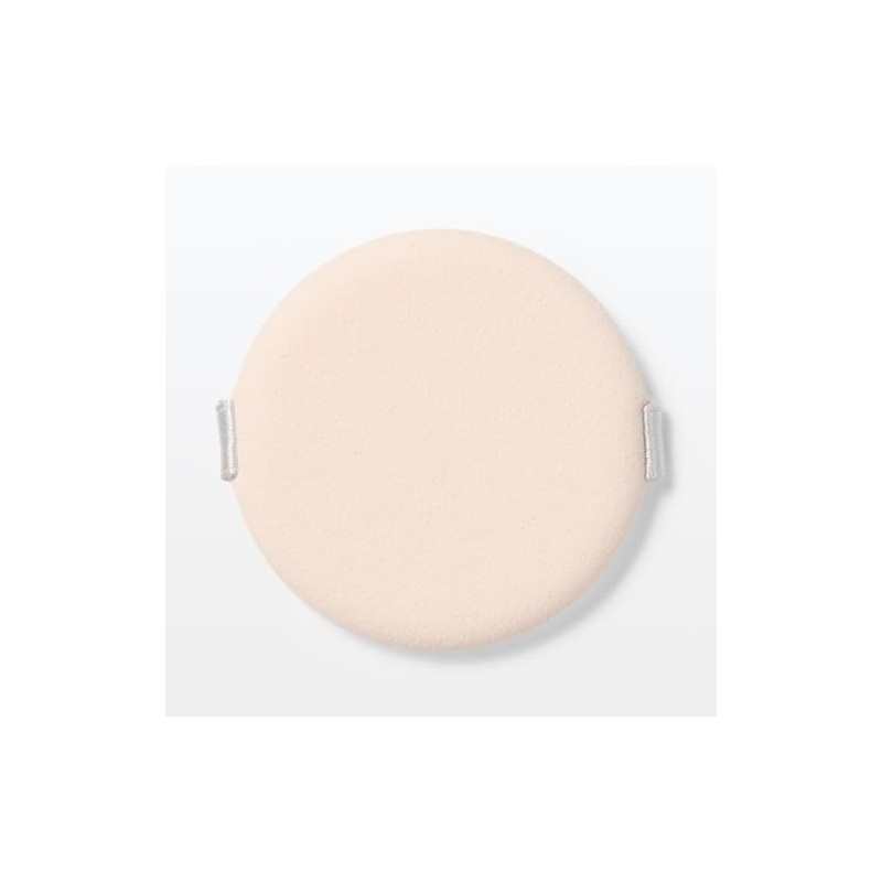 MUJI 84275203 Cushion Foundation Puff, Pack of 2