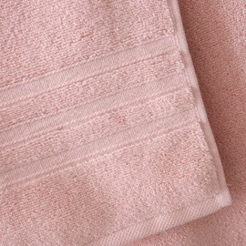 Catherine Lansfield Zero Twist Soft & Absorbent Cotton Face Cloth Pair Pink
