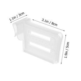 Operitacx 8Pcs Expandable Fridge Organizers Side Door Dividers for Refrigerator Storage for Drinks Spices and Food Bags Household Freezer Separator