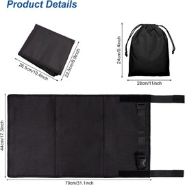 SAHENITEANA Airplane Footrest for Kids, Lightweight Foldable Toddler Airplane Seat Extender, Portable Toddler Travel Bed (Grey)