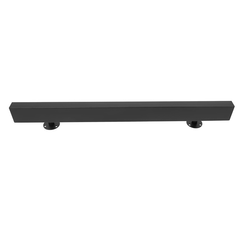DYNAMI 3FT Black Stainless Steel Handrail,Wall Mounted Flat Rectangle Staircase