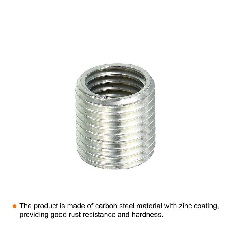 PATIKIL 20pcs M10-M8 Thread Adapter Sleeve Reducing Nuts 10mm Threaded